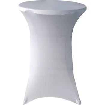 Napínací potah Elastický potah Hotelum na koktejlový stůl Ø 80 cm Barva: bílá