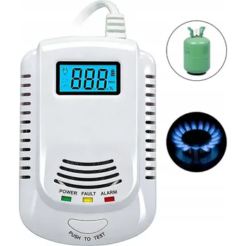 Zabezpečovací technika Detektor Oxidu Uhelnatého CO a hořlavých plynů 2v1, 240V, alarm 110 dB