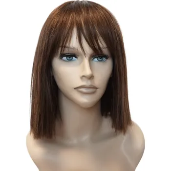 Paruka Poloparuka z přírodních vlasů, polodlouhá, světle hnědá MODERN-HAIR, dámská