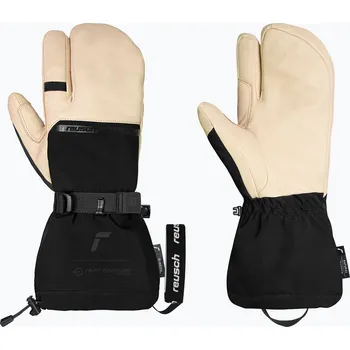 Pánské lyžařské rukavice Reusch Duality R-Wool Lobster tan/black
