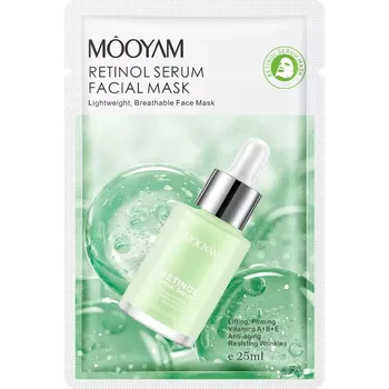 Pleťová maska Mooyam pleťová maska v plátku s retinolovým sérem