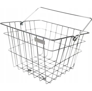 Košík na láhev Přední košík na kolo Basil Vintage mirror chrom stříbrný