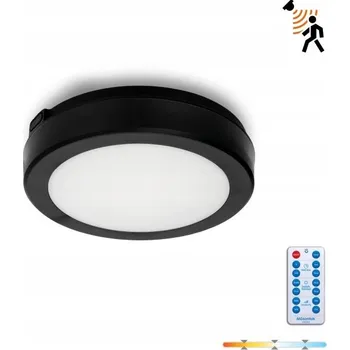 STROPNÍ SVÍTIDLO LED NAIROS G2 12W CCT IP65 KULATÝ ČERNÝ S VENKOVNÍM SENZOREM