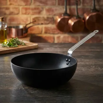 Pánev DE BUYER Choc Intense 24 cm černá - nepřilnavá pánev wok