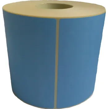 Speciální papír Termální kurýrní štítky 100x150 mm, 500 ks, Zebra, MODRÉ