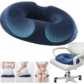 Polštář Ortopedický polštář na sezení proti proleženinám 45x40x7cm