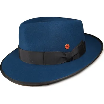 Klobouk Modrý klobouk Fedora Bogart - Mayser - Mio Velikost: 57 cm (M)