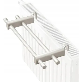 Sušák na prádlo SUŠÁK NA RADIÁTOR 50 CM BÍLÁ OCEL A ABS, NOSNOST 15 KG, SNADNÁ