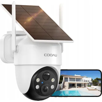 IP kamera EXTERNÍ SOLÁRNÍ KAMERA OTOČNÁ BEZDRÁTOVÁ WIFI 2K 3MPx 4X ZOOM