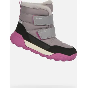 Dívčí zimní obuv Dívčí zimní boty Geox Trekkyup GEOX černá | šedá | fuchsiová 3508613