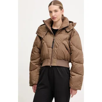 Bunda adidas by Stella McCartney ASMC Crop JM3652 hnědá 88X, vel. L