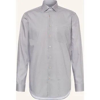 Pánská košile Seidensticker Pánská Košile Regular Fit, tmavě hnědá / béžová...