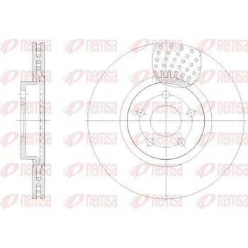 Brzdový kotouč Brzdový kotouč REMSA 62549.10