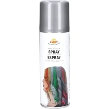 Barva na vlasy Guirca Sprej na vlasy fluorescentní stříbrný 125 ml