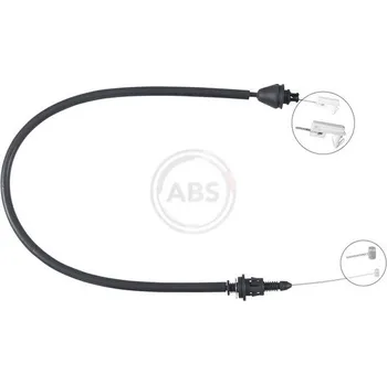 Lanko parkovací brzdy Lanko plynu A.B.S. K37540