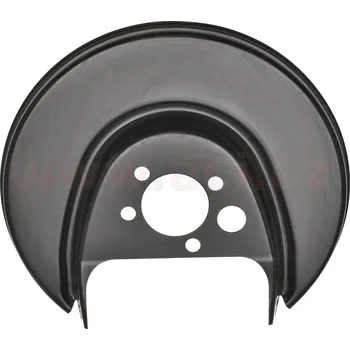 Brzdový kotouč Ochranný plech proti rozstřikování, brzdový kotouč VAN WEZEL 5817374