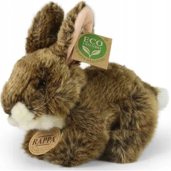 plyšák PLYŠOVÁ HRAČKA ZAJÍC HNĚDÝ KRÁLÍK REALISTICKÝ EKO
