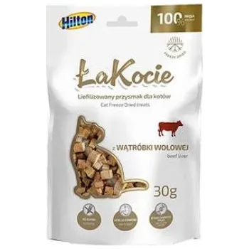 Pamlsek pro kočku Pochoutka mrazem sušené Hovězí játra pro kočky 30g