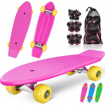 Skateboard Kompletní longboard skateboard pro začátečníky - ideální pro chlapce a dívky
