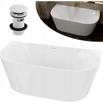 Vana LAVITA FOR YOU LUMIO WALL volně stojící vana 160x75cm k přistavení ke zdi