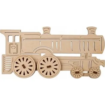 Dřevěná hračka UGEARS Bradavický Expres - Dřevěná Omalovánka Harry Potter