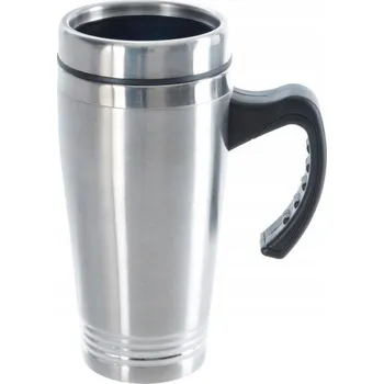 Termohrnek TERMOHRNEK OCELOVÝ S UCHEM TURISTICKÝ IZOLOVANÝ NA KÁVU 450ML
