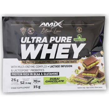 Proteinový nápoj Amix Black Line Black Line Ultra Pure Whey 35g Varianta: dubai chocolate