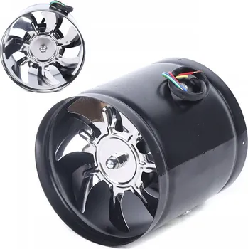 Domácí ventilátor 150mm axiální kovový ventilátor do potrubí 500 m3/h