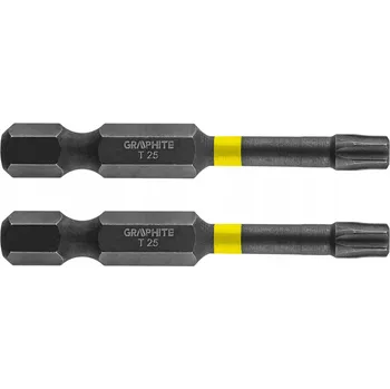 Bit Rázové bity TX25 x 50 mm 2 ks GRAPHITE 56H526