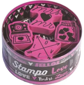 Hračka Razítka Aladine Stampo KDO – Láska 4 ks