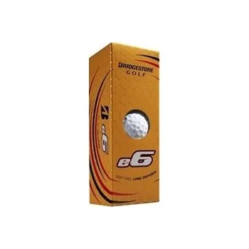 Golfový míček Golfové míčky Bridgestone e6 3 kusy