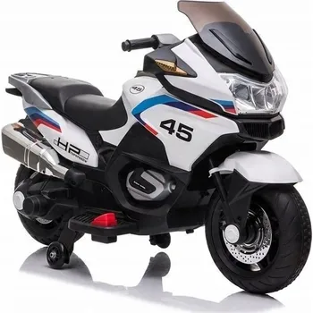 Dětské elektrovozidlo Motorka LEAN Toys bílá, do 30 kg