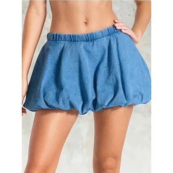 Dámská móda Sinsay - Džínová sukně - modrá - 694DB-55J - 694DB-55J-32