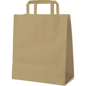 Papírová taška 26 x 14 x 32 cm hnědá 50 ks