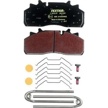 Brzdová destička Sada brzdových destiček, kotoučová brzda TEXTAR 2931301