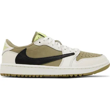 Pánská móda Travis Scott x Air Jordan 1 Low Golf 'Neutral Olive' Velikost: 46