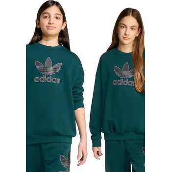 Chlapecká mikina Mikina adidas Originals JV8574 zelená 79X, vel. 128