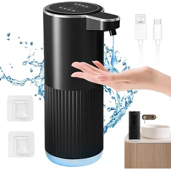 Dávkovač mýdla Bezkontaktní dávkovač mýdla stojící Bedee 380 ml černý