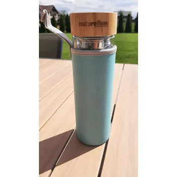 Láhev Termoláhev o objemu 350 ml. Dvojité sklo , lahev na pití láhev.