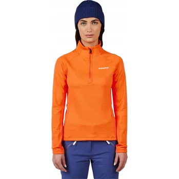 Dámská mikina Mikina lyžařská mikina Rossignol Blackside Mix Half-Zip Orange Flame - M