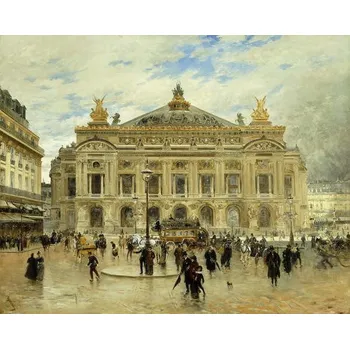 Plakát Plakát, Obraz - L'Opera, Paris, c.1900, Frank Myers Boggs