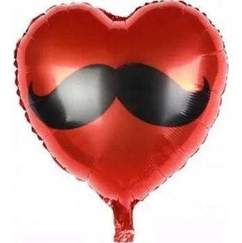 Balónek FÓLIOVÝ BALÓNEK SRDCE KNOUREK VALENTÝN HELIUM DEKORACE