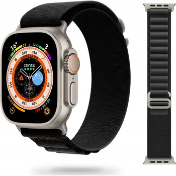 Řemínek na hodinky Textilní řemínek pro Apple Watch (38 / 40 / 41 mm) černý