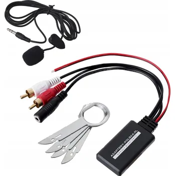 BLUETOOTH 5.3 ADAPTÉR S MIKROFONEM, RCA AUX CHINCH – UNIVERZÁLNÍ PRO RÁDIO