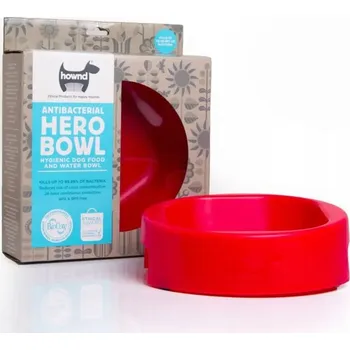 Jedna plastová miska Hownd červená 0,45 l