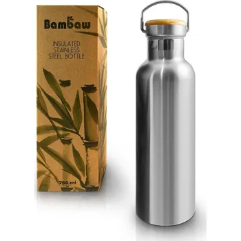 Termoska Termoska na nápoje Bambaw 0,75 l stříbrná