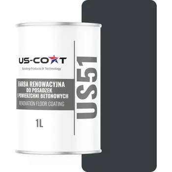 barva na zeď Akrylová Barva na betonu US-Coat 1 l RAL7016 LESKLÁ PRO NÁTĚR BETONOVÝCH POVRCHŮ polomatná