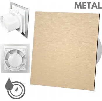 Domácí ventilátor Koupelnový ventilátor airRoxy 01-070PSZŁ 125 mm