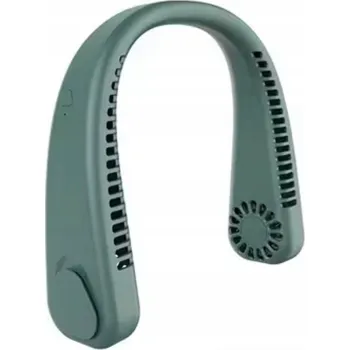 Vzduchotechnika Přenosný větrák, závěsný ventilátor na krk - zelený