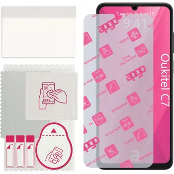 Pouzdro na mobilní telefon Sklo pro Oukitel C7, alternativa tvrzeného skla, flexibilní